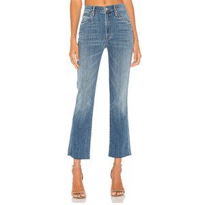 MOTHER The High Waist Rascal Ankle Fray